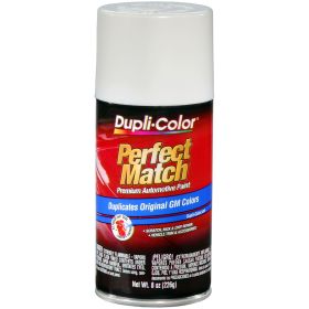 Dupli-Color Perfect Match Premium Automotive Paint General Motors  White (40 WA8554) Aerosol 8 OZ BG