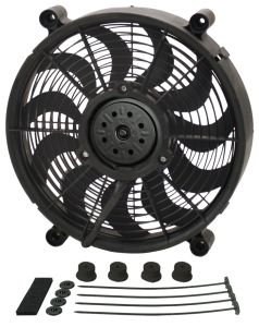 Derale 14 Inch High Output Electric Fan - Std Kit 18214