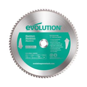 Evolution Power Tools 12 In. Aluminum x 80T x 1 In. Arbor 12BLADEAL