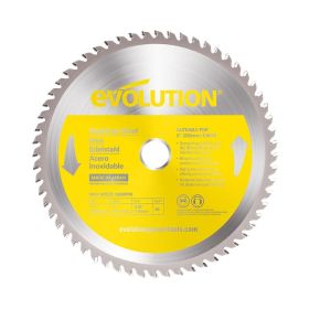 Evolution Power Tools 9 In. Stainless x 60T x 1 In. Arbor 230BLADESSN