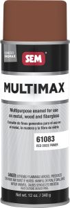 SEM MultiMax - Red Oxide Primer 16 oz Can with 12 oz Fill Aerosol Can 61083