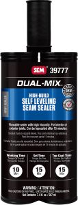 SEM Dual-Mix High-Build Self Leveling Seam Sealer 7 oz Plastic Cartridge 39777