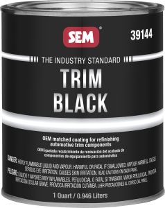SEM Trim Black Quart Can 39144