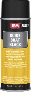 SEM Guide Coat Black 16 oz Can with 12 oz Fill Aerosol Can 38203