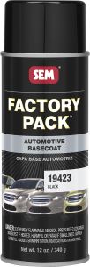 SEM Factory Pack -  Black 16 oz Can with 12 oz Fill Aerosol Can 19423