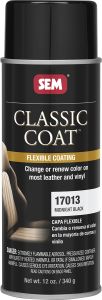 SEM Classic Coat - Midnight Black 16 oz Can with 12 oz Fill Aerosol Can 17013