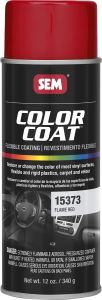 SEM Color Coat - Flame Red 16 oz Can with 12 oz Fill Aerosol Can 15373