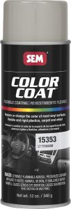 SEM Color Coat - Lt Titanium 16 oz Can with 12 oz Fill Aerosol Can 15353