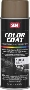 SEM Color Coat - Saddle Tan 16 oz Can with 12 oz Fill Aerosol Can 15033