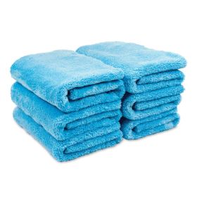 Griot's Garage Microfiber Plush Edgeless Towels Set of 6 14901