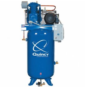 Quincy 7.5 HP 80 Gallon Two Stage Air Compressor 273DS80VCB20