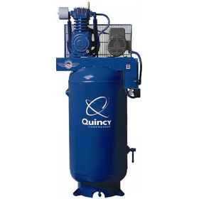 Quincy 7.5 HP 80 Gallon Two Stage Air Compressor 271CS80VCB23
