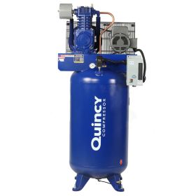 Quincy 5 HP 80 Gallon Two Stage Air Compressor 251CS80VCB23