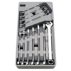 Ingersoll Rand Hand Tools 11 Piece Metric Long Pattern Combination Wrench Set 752057X