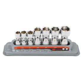 Ingersoll Rand Hand Tools 7 Piece 6 Pt SAE Universal Joint Socket Set 752036X