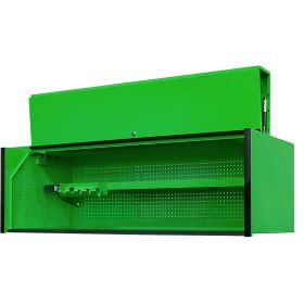 Extreme Tools RX Series 72 In.W x 30 In.D Extreme Power Workstation Hutch Green  RX723001HCGNBK