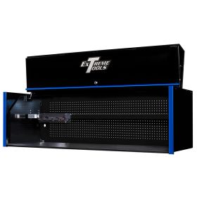 Extreme Tools RX Series 72 In.W x 30 In.D Extreme Power Workstation Hutch Black  RX723001HCBKBL