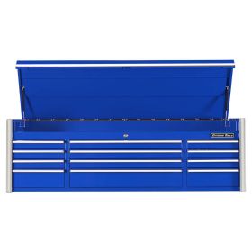 Extreme Tools RX Series 72 In.W x 25 In.D 12 Drawer Top Chest Blue RX722512CHBL