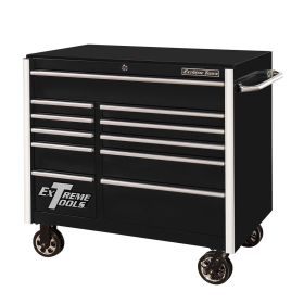 Extreme Tools RX Series 41 In. x 25 In. 11 Drawer Roller Cabinet Black RX412511RCBK