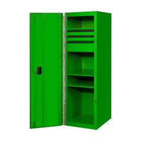 Extreme Tools RX Series 24 In.W x 30 In.D 3 Drawer and 3 Shelf Side Locker Green  RX243003SLGNBK