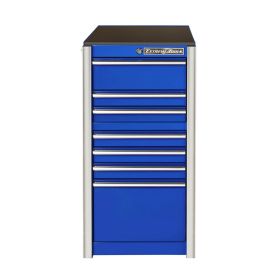 Extreme Tools RX Series 19 In.W x 25 In.D 7 Drawer Side Box Blue  RX192507SBBL