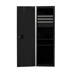 Extreme Tools RX Series 19 In.W x 25 In.D 3 Drawer and 3 Shelf Side Locker Black  RX192503SLBK