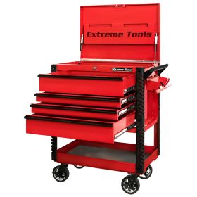 Extreme Tools EX Series 33 In. Deluxe Tool Cart Red  EX3304TCRDBK