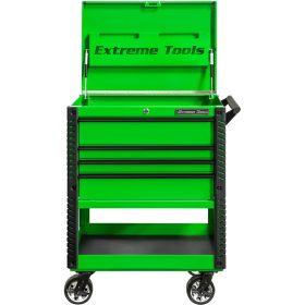 Extreme Tools EX Series 33 In. Deluxe Tool Cart Green  EX3304TCGNBK