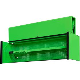 Extreme Tools DX Series 72 In.W x 21 In.D Extreme Power Workstation Hutch Green  DX722101HCGNBK
