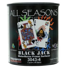 Polyvance All Seasons Black Jack Waterborne Primer Surfacer Black 3043-4