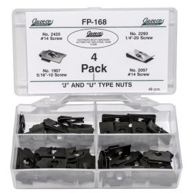 Auveco J & U Type Nuts 48 Pieces  FP-168