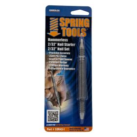 Spring Tools Combination  2/32" Nail Starter & 2/32" Nail Set 32R42-1