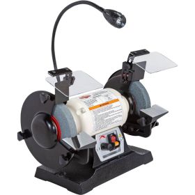 Shop Fox 6 in. Variable-Speed Grinder with Work Light W1839
