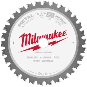 Milwaukee 5-3/8 in. Metal Cutting Circular Saw Blade 5/8 in. Arbor 48-40-4205