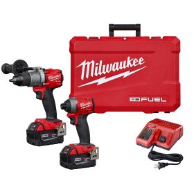 Milwaukee M18 FUEL 2-Tool Combo Kit: Hammer Drill/Impact 2997-22