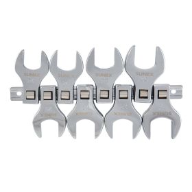 Sunex 8 Pc. 1/2 In. Dr. Jumbo Metric Crowfoot Wrench Set 9730A
