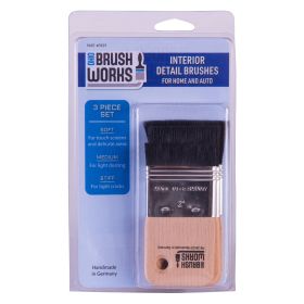 Ohio Brush Works Interior Detail Brushes 3 Pack PB29