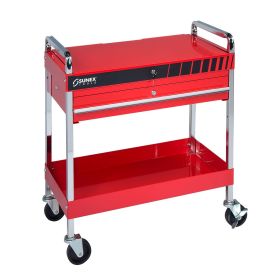 Sunex Service Cart with Locking Top w/ Locking Drawer - Red 8013A