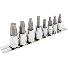 Powerbuilt 8 Piece Zeon Metric Hex Bit Socket Set for Damaged Bolts 642575