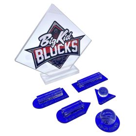 Big Kid Blocks Mini Detail Kit Blue Hookit CMDKB-12345H