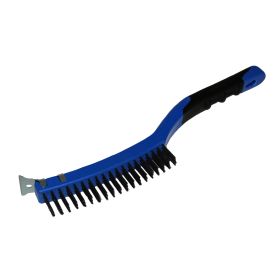 GRIP Steel Wire Brush and Scraper 27206