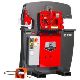 Edwards 55 Ton Ironworker 3 Phase 230 Volt with PowerLink IW55-3P230-AC500