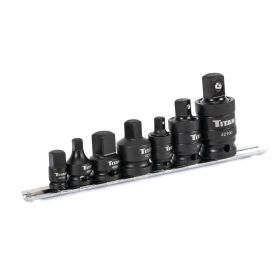 Titan Tools 7 pc. Impact Adapter & U-Joint Set 40167
