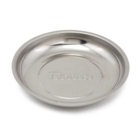 Titan Tools 5-7/8 in. Round Magnetic Parts Tray 21264