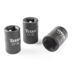 Titan Tools 3 pc. External Torx® Plus Socket Set 17414