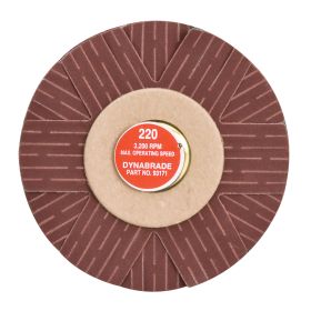 Dynabrade 4 in. Dia. 220 Grit A/O Spindle-Mount Sanding Star 93171