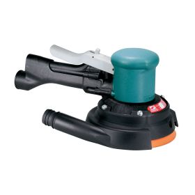 Dynabrade 6 in. Dia. Two-Hand Gear-Driven Sander Central Vacuum 58443