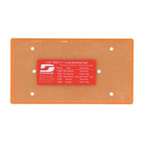 Dynabrade 3-2/3 in. W x 7 in. L Non-Vacuum Dynabug Disc Pad Vinyl-Face 57850