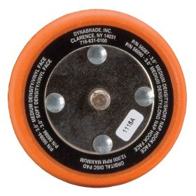 Dynabrade 3 in. Dia. Non-Vacuum Disc Pad Hook-Face Short Nap 56087