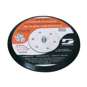 Dynabrade 6 in. Dia. Vacuum Disc Pad Rubber-Face 50633